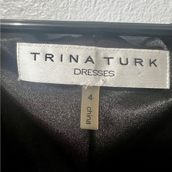 Trina Turk Fitted Sleeveless Black Cocktail Dress - Size 4 - Picture 9 of 11